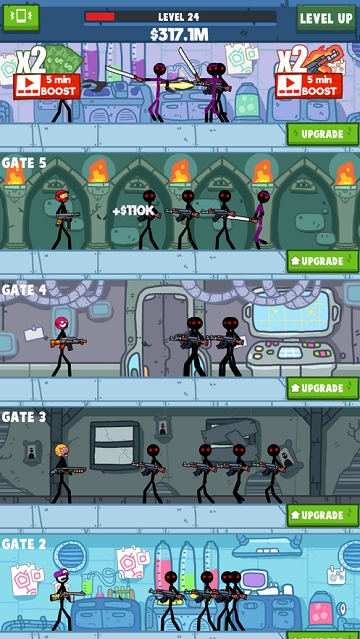 IdleStickman(火柴人战场)截图2
