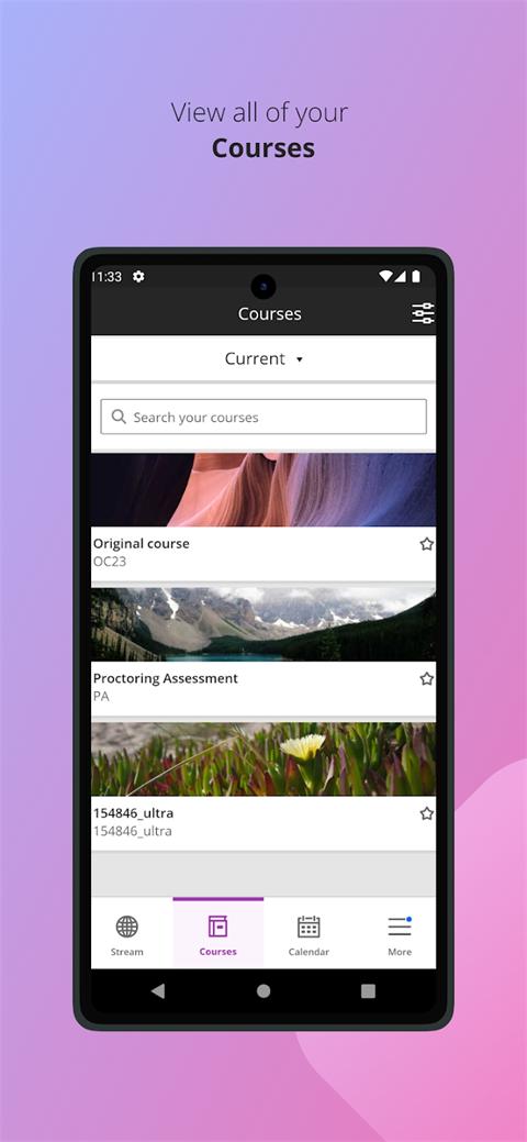 blackboard教学平台截图2