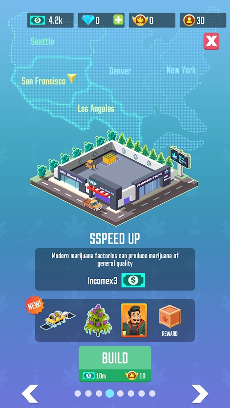 闲置杂草公司游戏安卓版下载（Idle Weed Inc）  v4.4.1