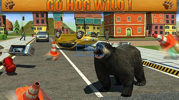 愤怒的熊的攻击