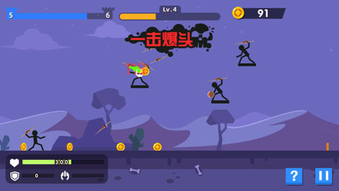 火柴人神射手无限金币无限钻石版
