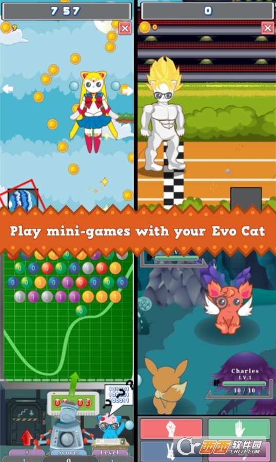 Evo Cats Virtual Pets(虚拟宠物中文版Evo Cat Virtual Pets) v1.0.3安卓版