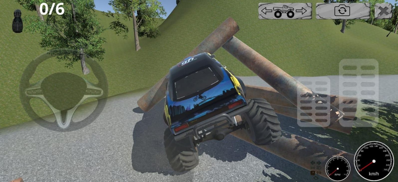 岛上的怪物卡车游戏手机版(Monster Truck On The Island)  v3.0.3