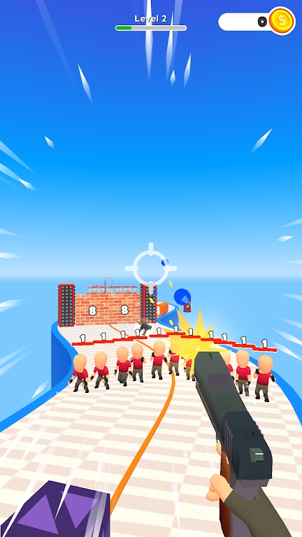连跑带跳射击游戏官方安卓版(Jump! Shoot! Run!)图片1