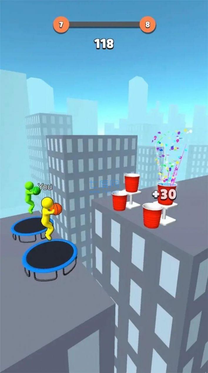 弹跳扣篮3D游戏截图1