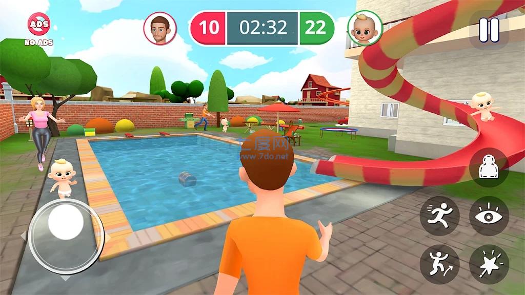 激怒你的邻居Hide NSeek3D截图2