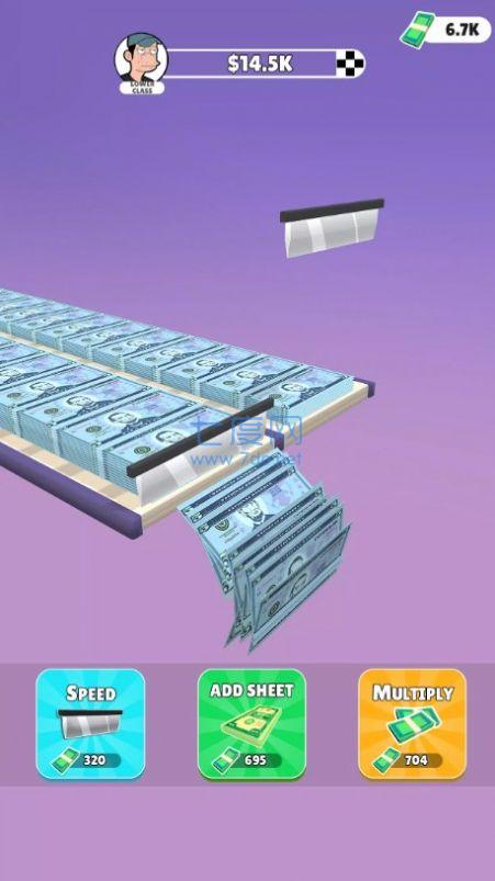 印钞机放置大亨3D游戏