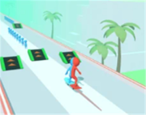 红蓝双色跑