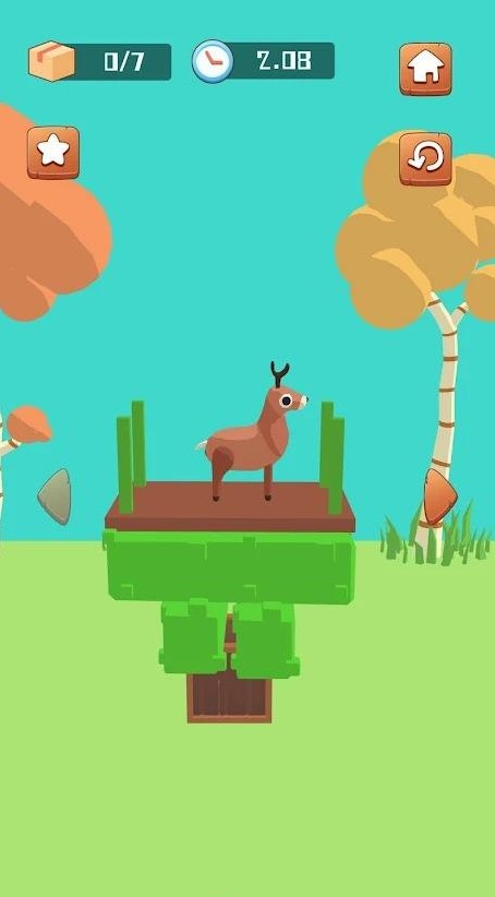 动物叠叠消游戏中文版（AnimalJenga） 截图0