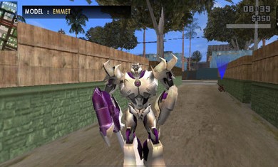 GTASA变形金刚4擎天柱mod中文最新版（变形金刚模组+内置菜单） 截图2