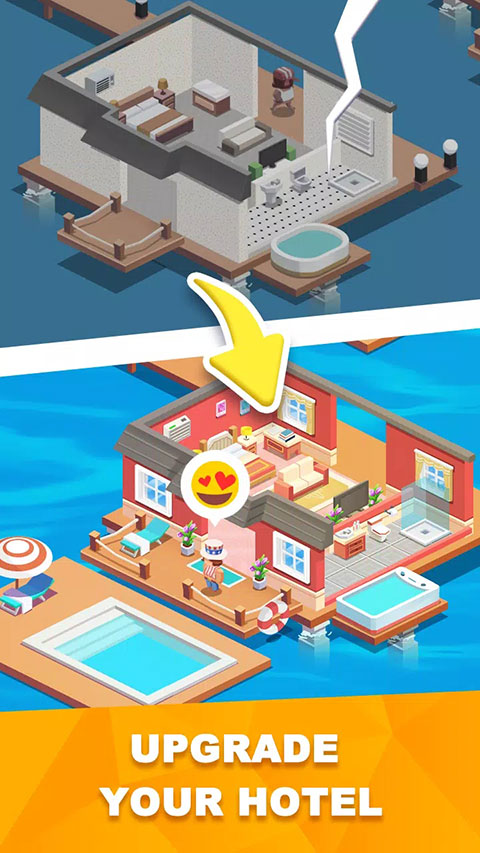 闲置度假村巨川官方版(Sim Hotel Tycoon) v1.36.5086
