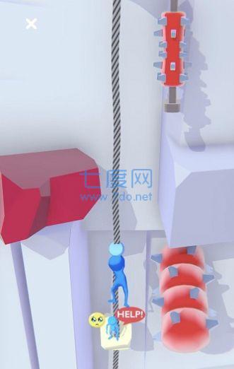爬绳救援游戏