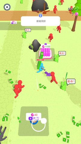 火柴人僵尸对决截图1
