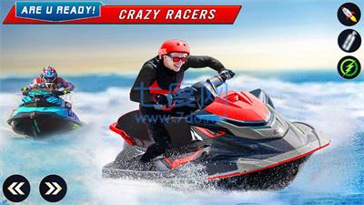 快艇划船比赛JetSkiBoatStuntRacing Game截图0
