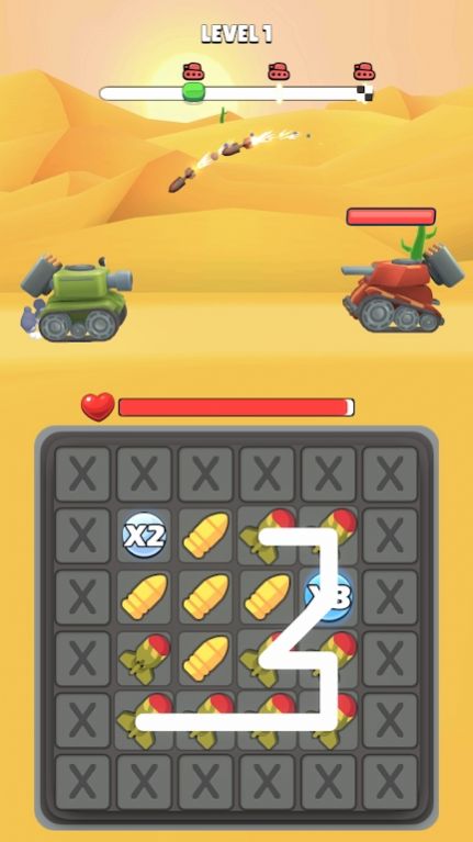 匹配坦克游戏中文版（Match to Tank）图片1