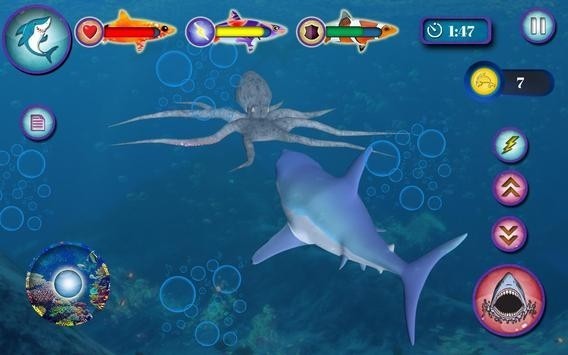 海洋鲨鱼模拟器截图2
