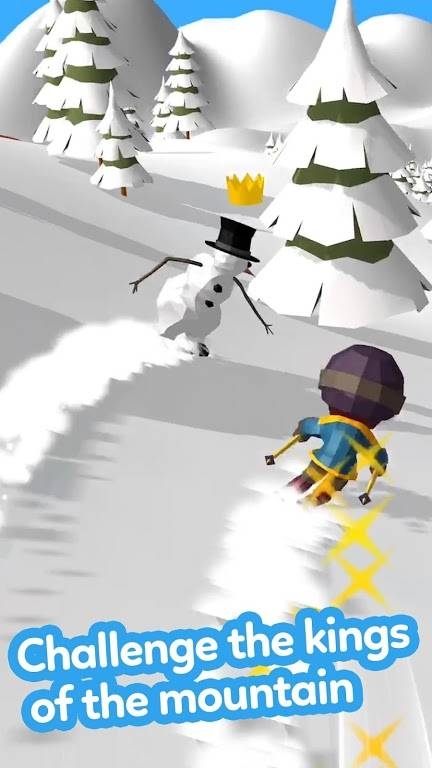 滑雪大冒险3d版真人版截图0
