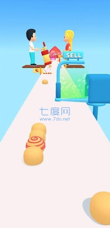 烹饪甜点跑游戏截图1
