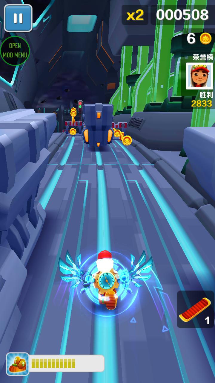 地铁跑酷空间站无邪叶烸mod版