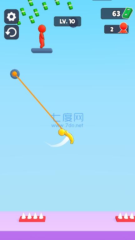 摇摆踢人游戏