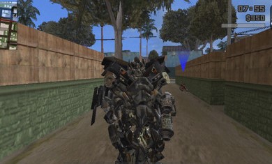 GTASA变形金刚4擎天柱mod中文最新版（变形金刚模组+内置菜单） 截图1