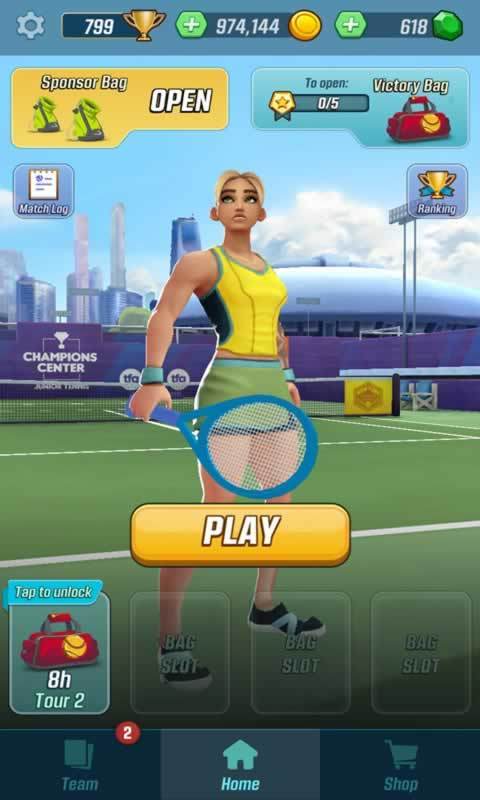 tennis clash截图0