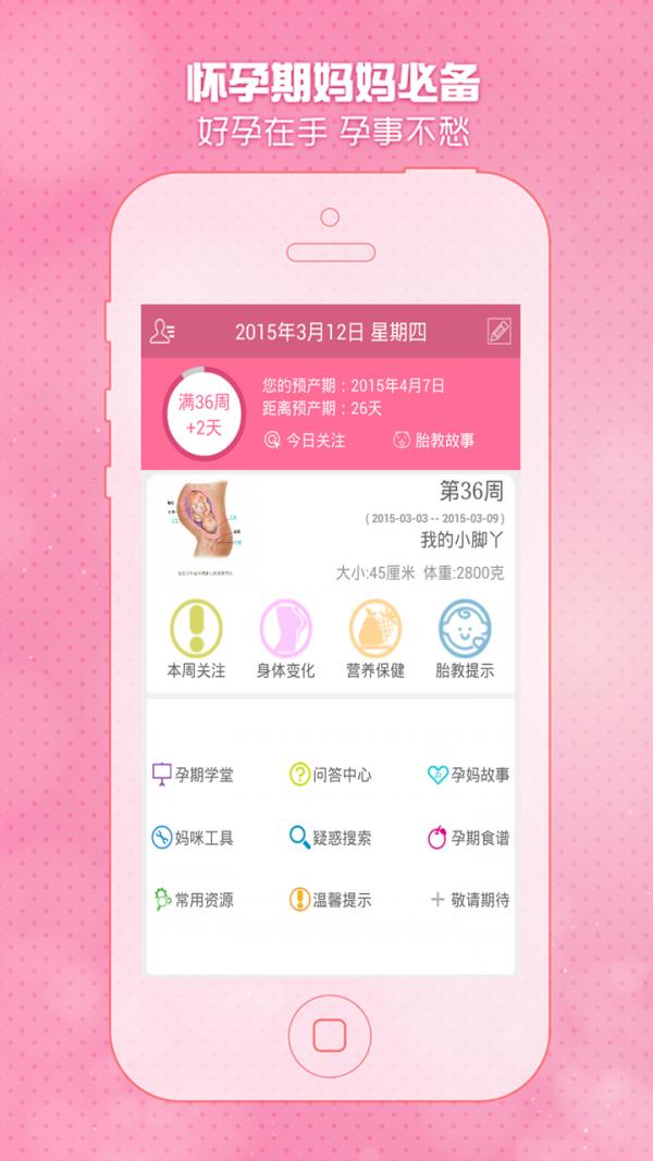 怀孕期妈妈宝典 版本：v3.3.4