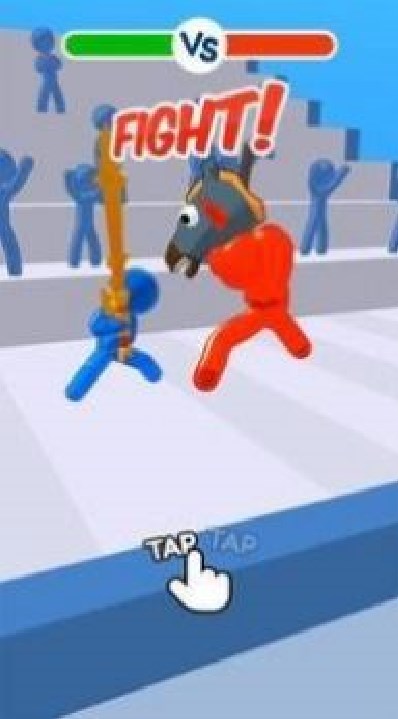 碎布玩偶跑步游戏中文版（Stickman Ragdoll Run）图片1