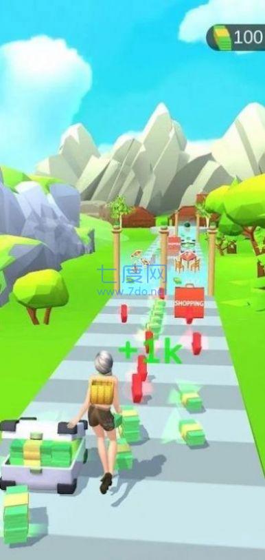 花园跑步