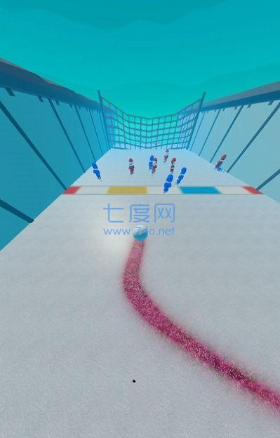 地滚雪球游戏