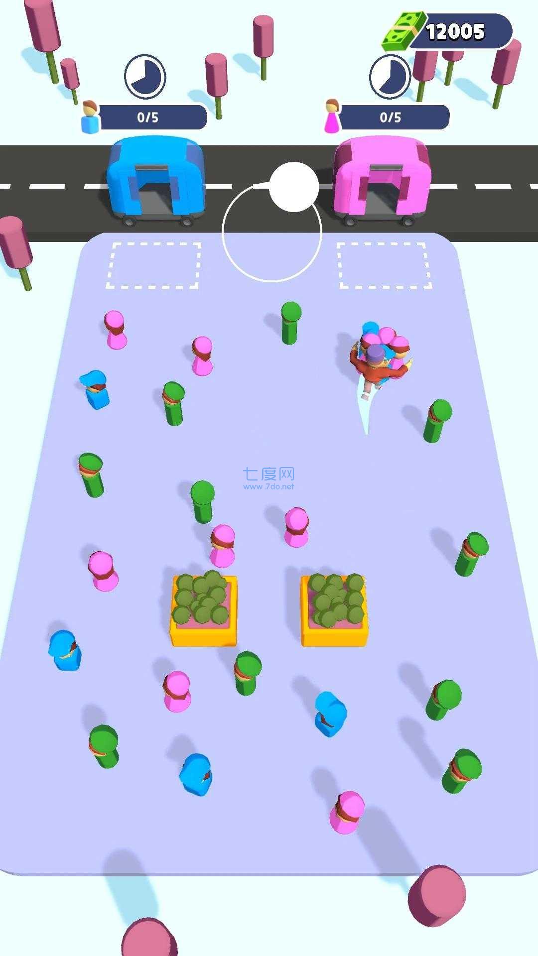 对乘客进行排序截图1