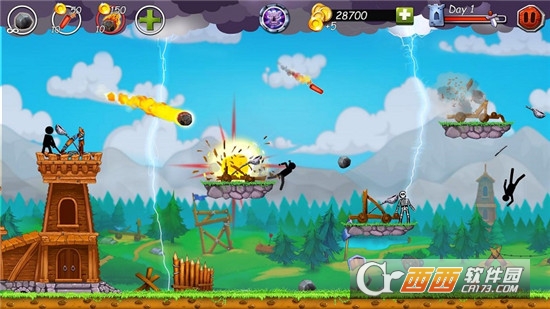 火柴人之守卫城堡2(The Catapult 2)截图0