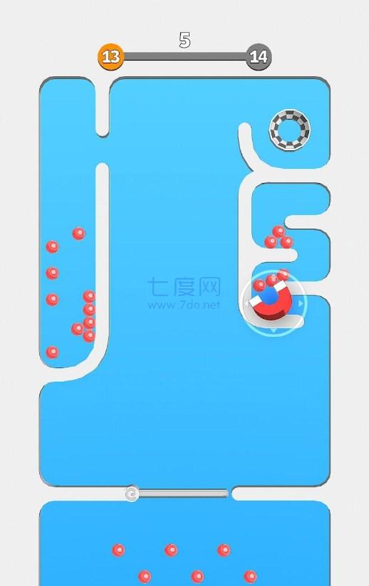 磁石迷宫游戏