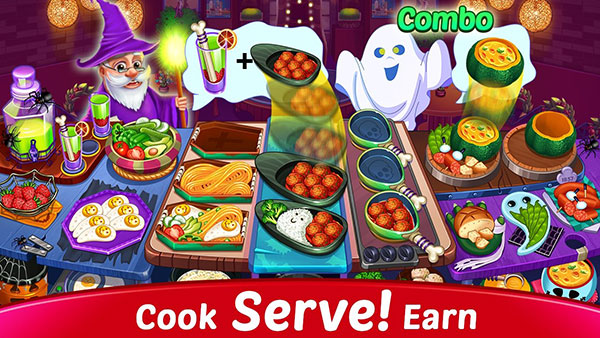 万圣节烹饪最新版本2023(Halloween Cooking) v1.9.4