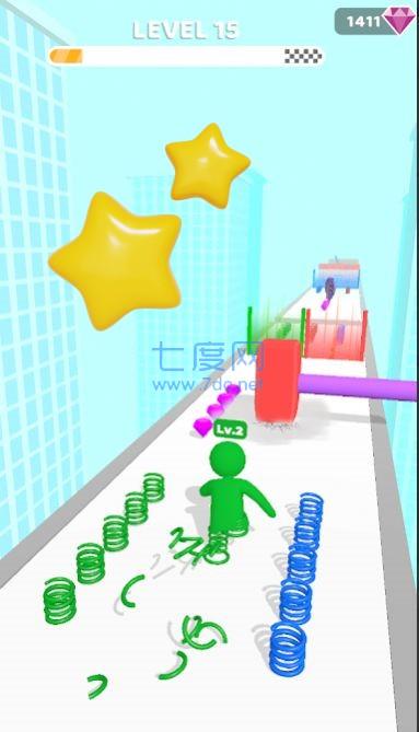 弹簧腿冲刺游戏截图1