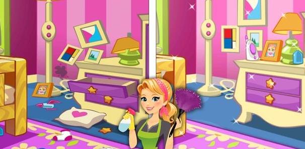 芭比娃娃打扫游戏中文版（HouseCleaning） 截图2