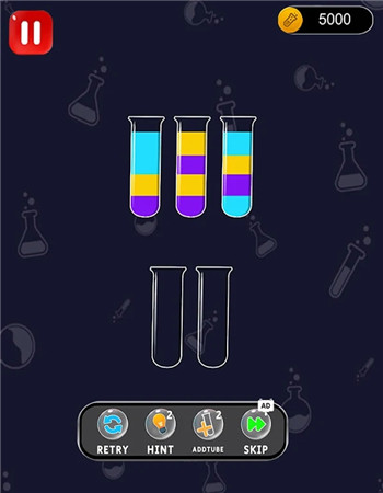 将水分类颜色拼图WaterSortColorPuzzle Game