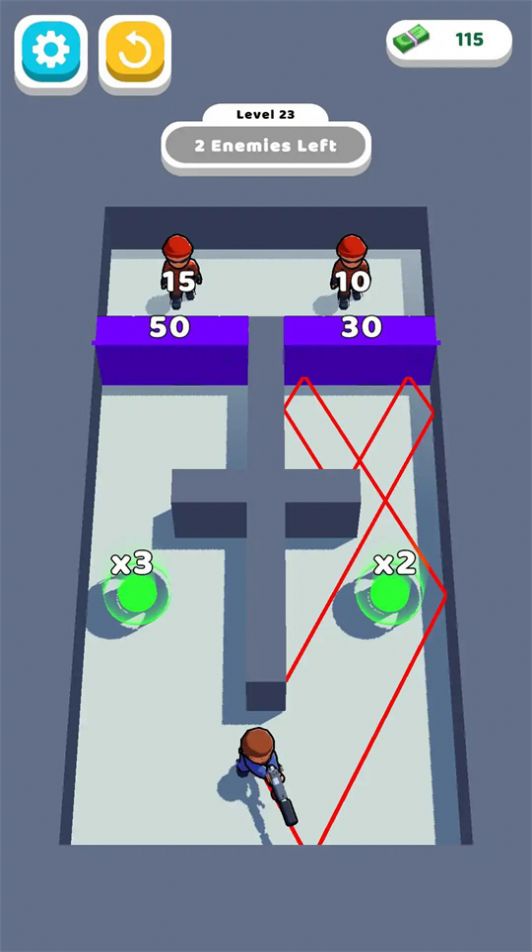 子弹疯狂3D截图2