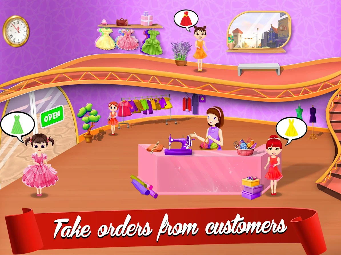 可爱服装店游戏官方版（Cute Dress Maker Shop） 截图2