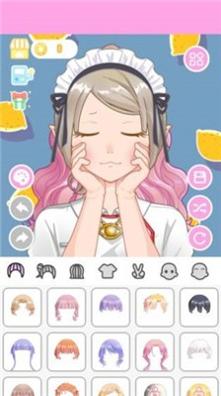 可爱的动漫女孩换装截图1