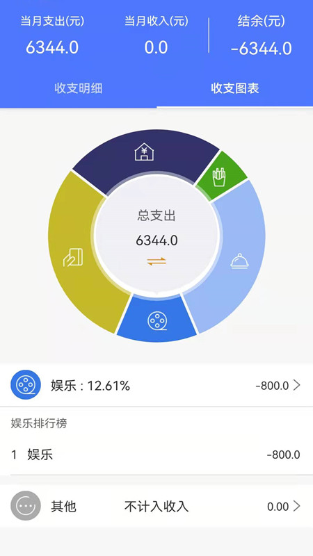 流水记账截图1