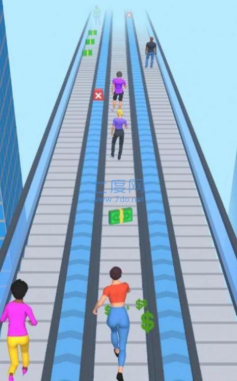 电梯跑酷3D(Escalator Rush 3D)截图0