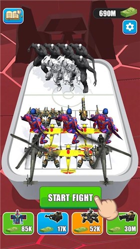 超级英雄合并大战截图0