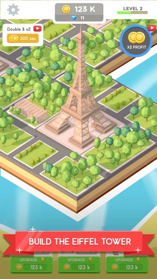 IdleLandmark Tycoon(放置地标大亨)截图1