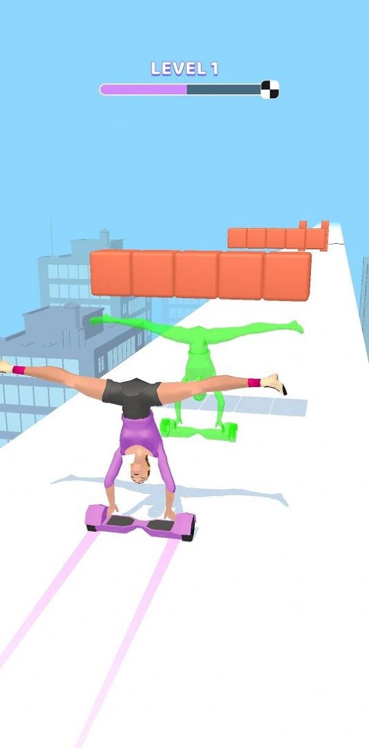 倒立障碍跑游戏最新版(Handstand Challenge)图片1