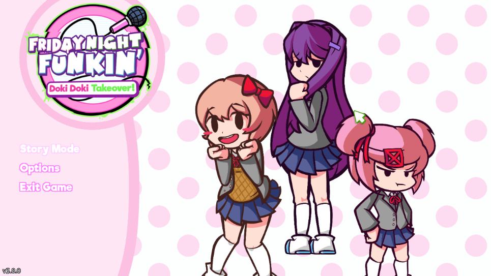 FNFDoki Doki Takeover坏结局模组下载最新版图片1