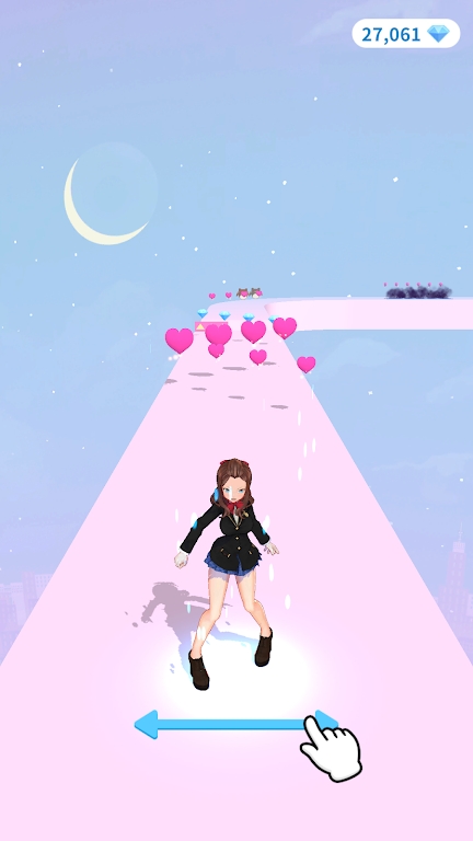 魔力美少女跑酷游戏中文版（Magical Girl Run） 截图0