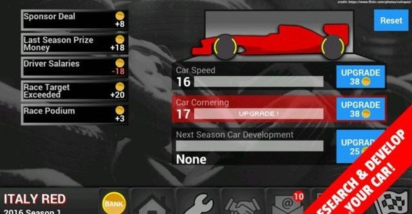 F1赛车经理2016专业版 版本：v1.11