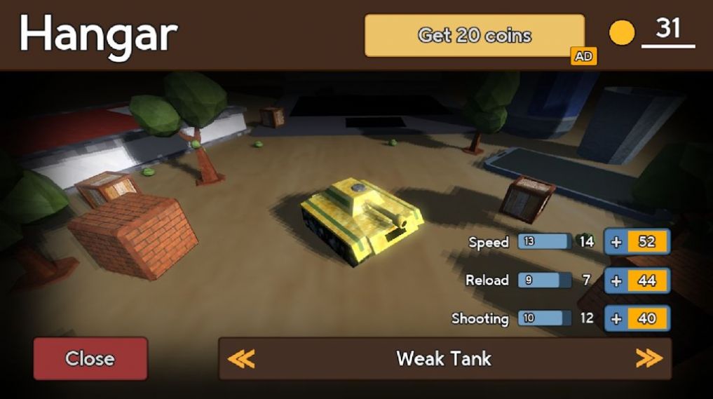 像素小坦克3D游戏官方版(Tanks 3D) 截图0