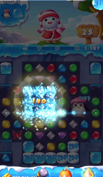 冰雪消除2(Ice Crush2)修改版截图2